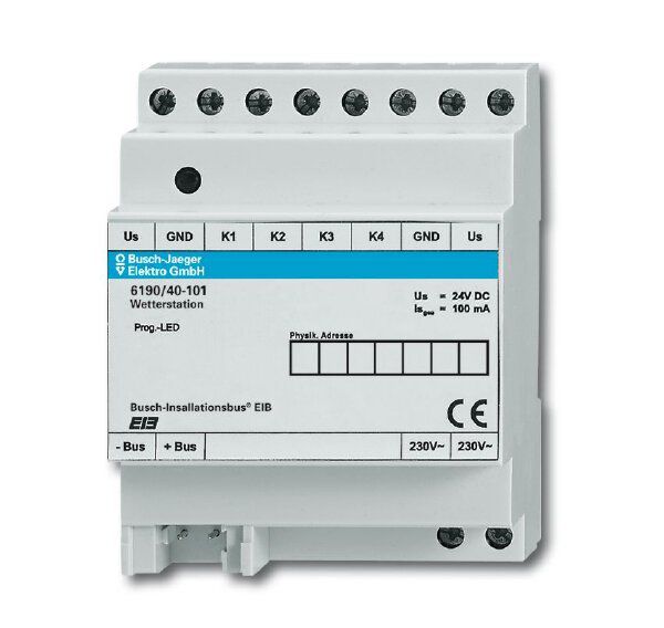 Busch-Jaeger 6190/40-101 Wetterstation 4-kanalig