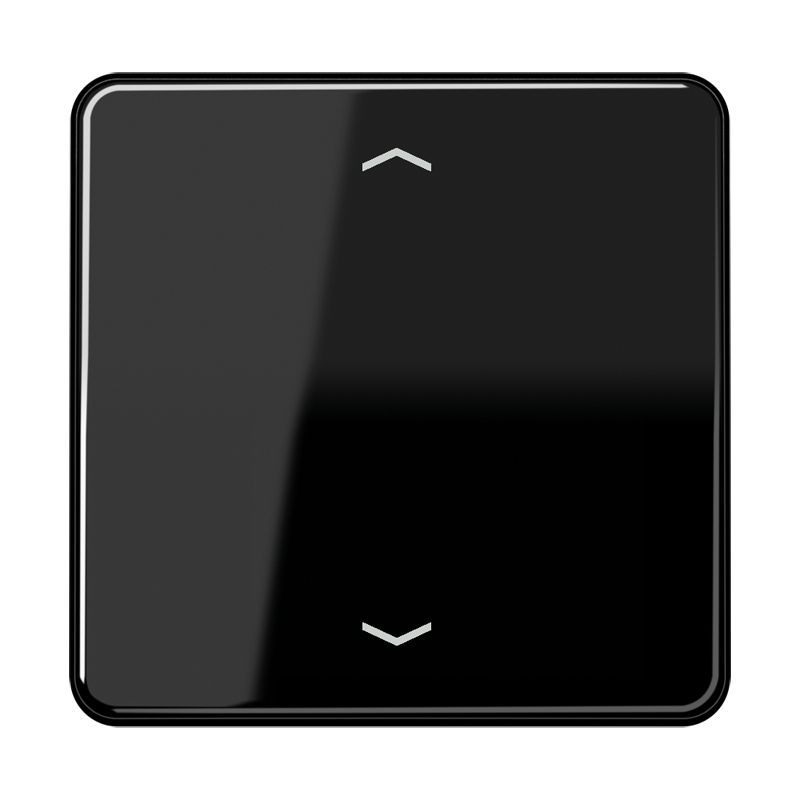 Jung CD101PSW Wippe, mit Pfeilsymbolen für Taster 1-fach, Duroplast, F10, Serie CD, schwarz