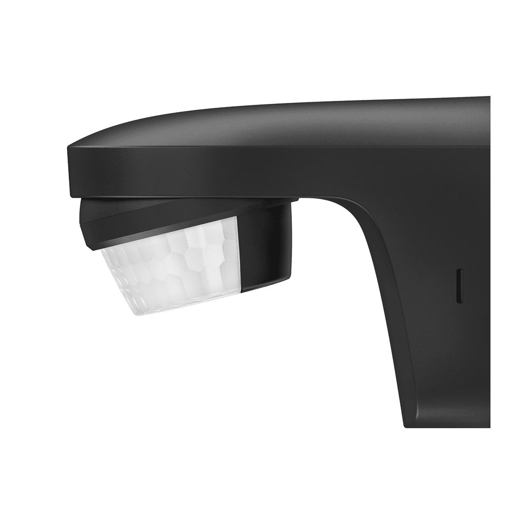 Theben 1010501 theLuxa S150 BK Bewegungsmelder 150°für Wandmontage, IP55, schwarz