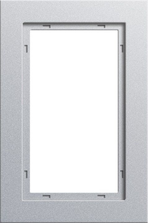 Gira 100125 Abdeckrahmen 1,5-fach. Gira E2, Farbe alu