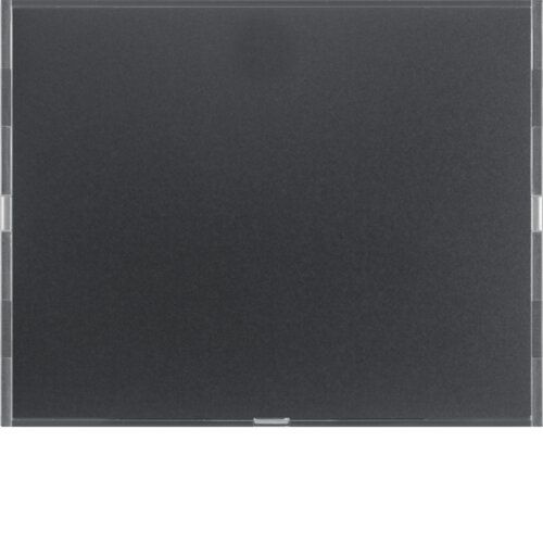 Berker 80161776 KNX Tastsensor 1fach mit Beschriftungsfeld, RGB LED und internem Temperaturfühler, K.1/K.5, anthrazit matt lackiert