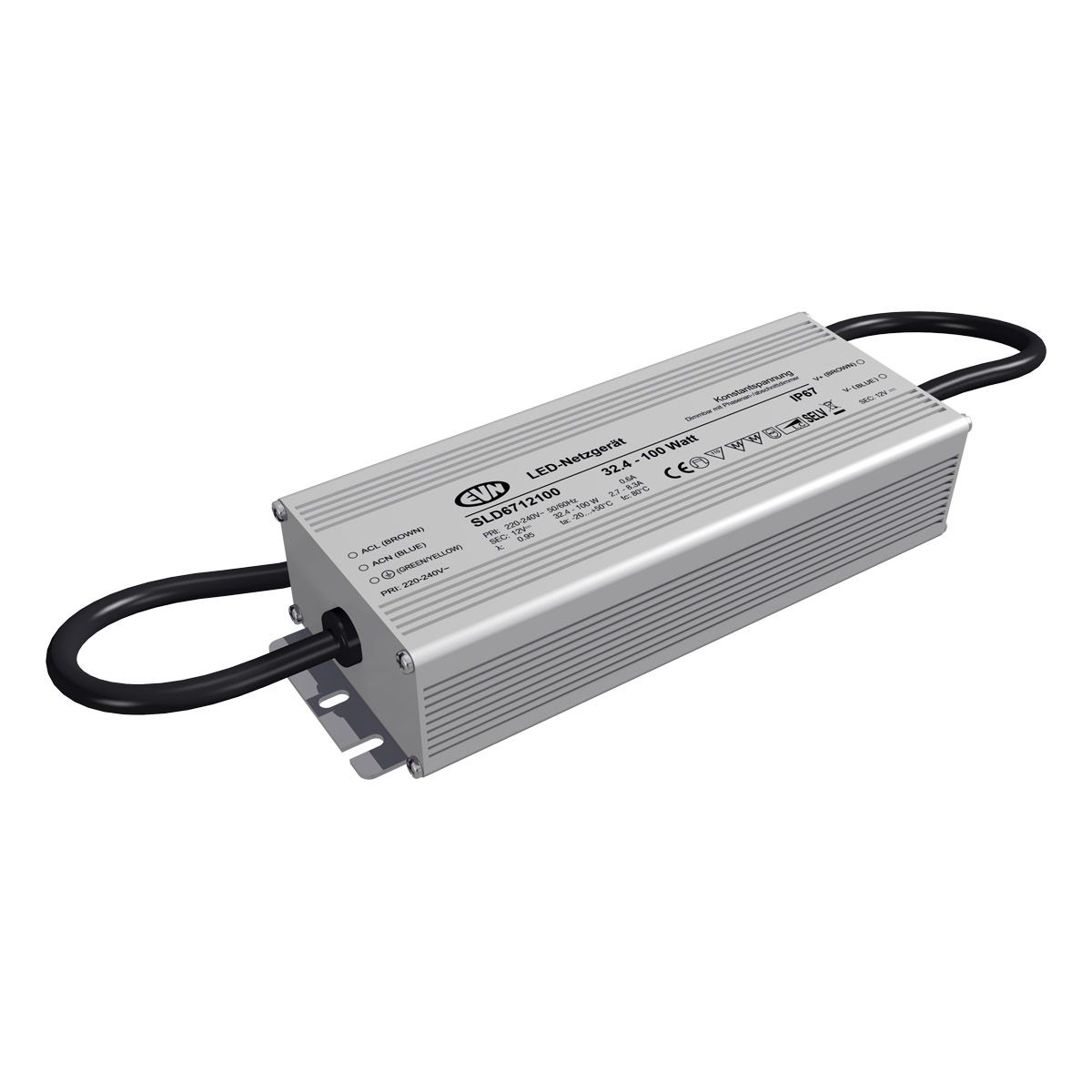 EVN SLD6712100 NG 12V/DC, 32,4-100W, IP67