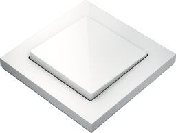 Merten MEG4010-3619 Rahmen 1-fach, M-Pure, polarweiß