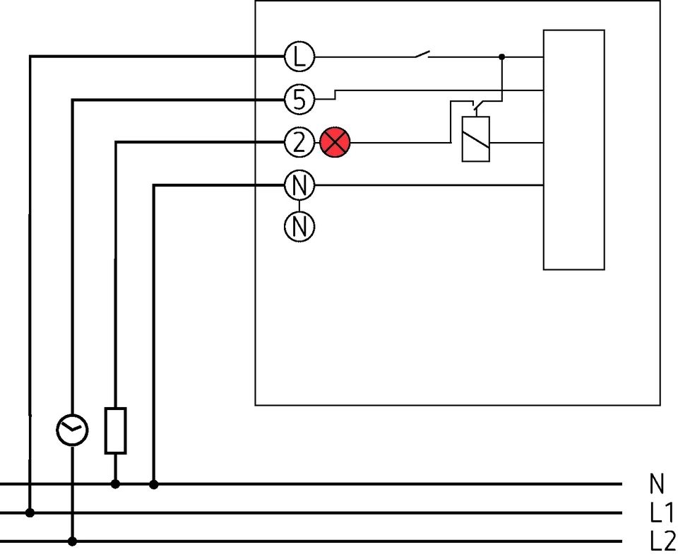 Theben 7060003 RAMSES 706 S Elektronischer Aufputz-Raumthermostat, Temperaturregelung über Stellrad, externe Temperaturabsenkung möglich, Schalter Ein/Aus, weiß