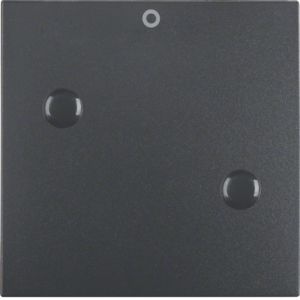 Berker 15731606 Wippe anschraubbar mit Aufdruck "0", S.1/B.3/B.7, anthrazit matt