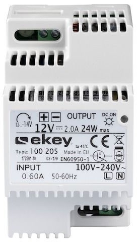 Ekey 100 205 Hutschienennetzteil NT REG 230AV/12VDC / 2,5A