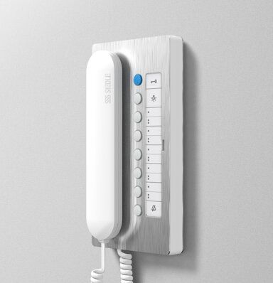 Siedle BTC 850-02 E/W Haustelefon Comfort, Edelstahl/weiß