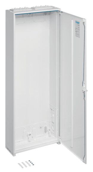 Hager ZB52S, univers Z Leerschrank m. Tür IP44, H=1400mm, 2 Felder