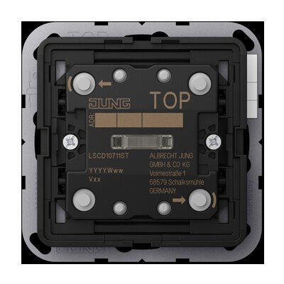 Jung LSCD10711ST KNX Taster Standard 1-fach, F10, Secure, Serie CD/LS