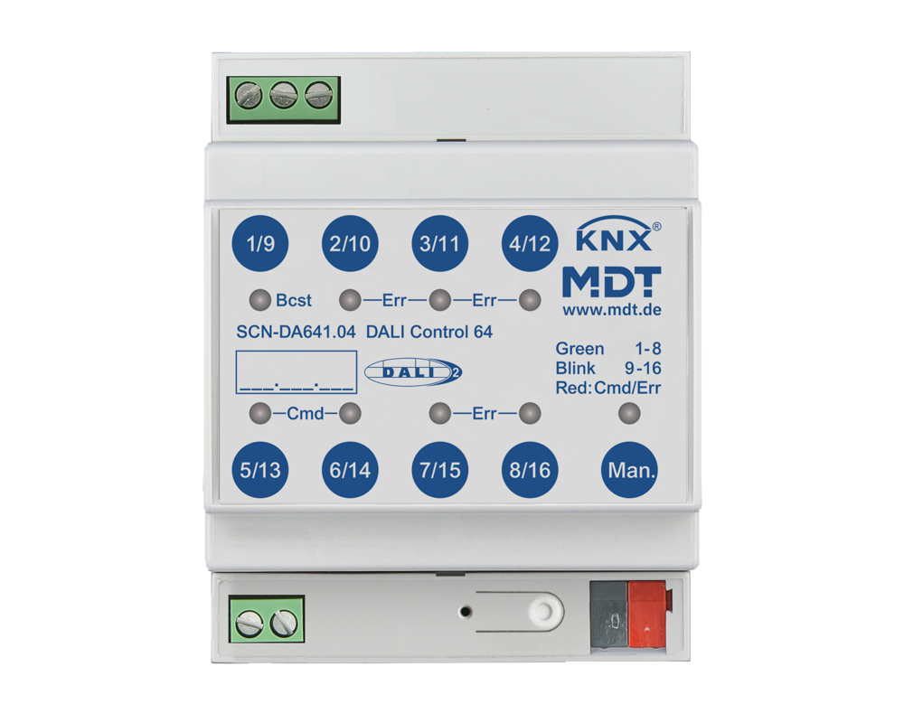 MDT SCN-DA641.04 DALI Control 64 Gateway, 4TE, REG