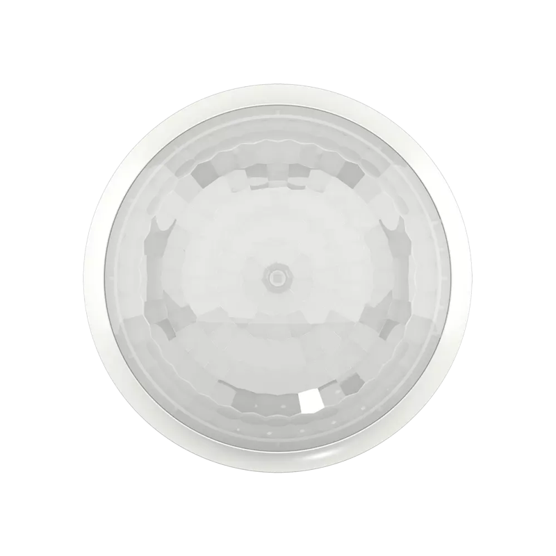 Theben 1030201 PIRA T8-2 DE Bewegungsmelder (PIR) für den Deckeneinbau im Innenbereich, 1 Kanal Licht / 1 Kanal Präsenz für HKL, Erfassungsbereich rund 360°, Durchmesser 8 m, permanente Lichtmessung, 200 W LED