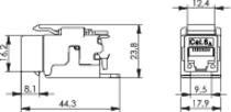 Telegärtner J00029K0036 AMJ Modul Cat.6A