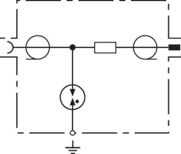 Dehn 909704 Blitzstromableiter DEHNgate für 75 Ohm SAT- und BK-Anlagen