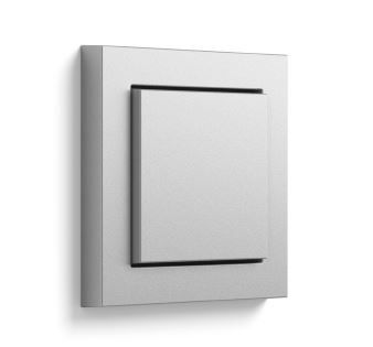 Gira 536026 S3000 Bedienaufsatz, System 55, Farbe alu