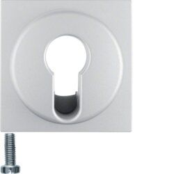 Berker 15071404 Zentralstück für Schlüsselschalter/-taster, S.1/B.3/B.7, alu matt