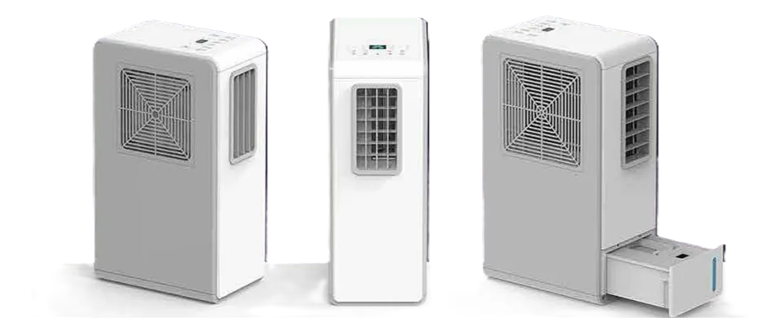 HELLER EH-PCX5-18MA SPOT-Klimagerät, 1800 BTU, 200 W, mit Laufrollen