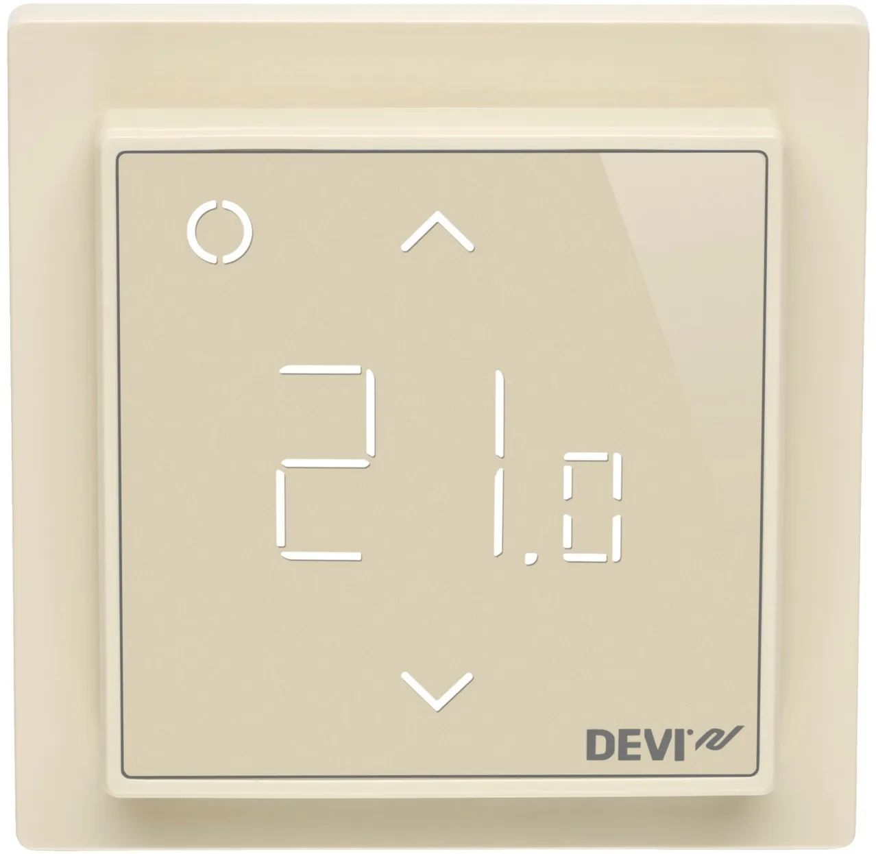 Devi 140F1142 DEVIreg™ Smart Raum.- und Fußboden Thermostat über WLAN App bedienbar, elfenbein