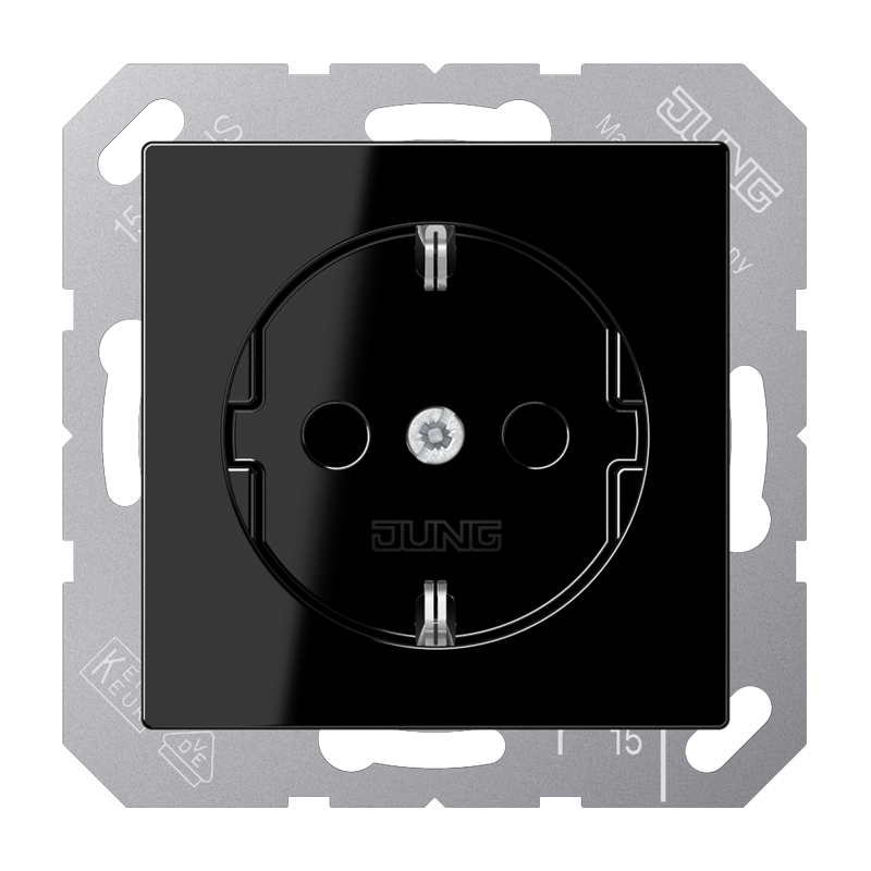 Jung A 1520 SW Schutzkontakt-Steckdose