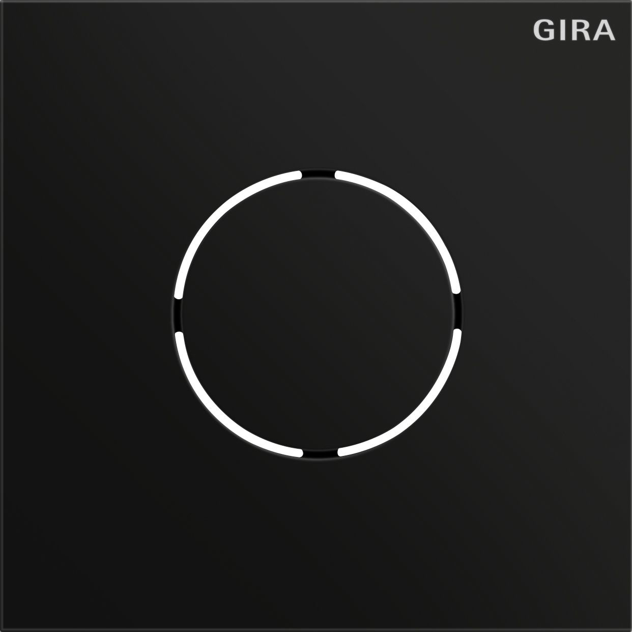 Gira 5578925 Frontplatte Sprachmodul, System 106, Schwarz matt