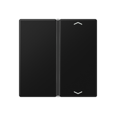 Jung A401TSAPSWM Taste 1-fach, mit Pfeilsymbolen, F40, Serie A, graphitschwarz matt