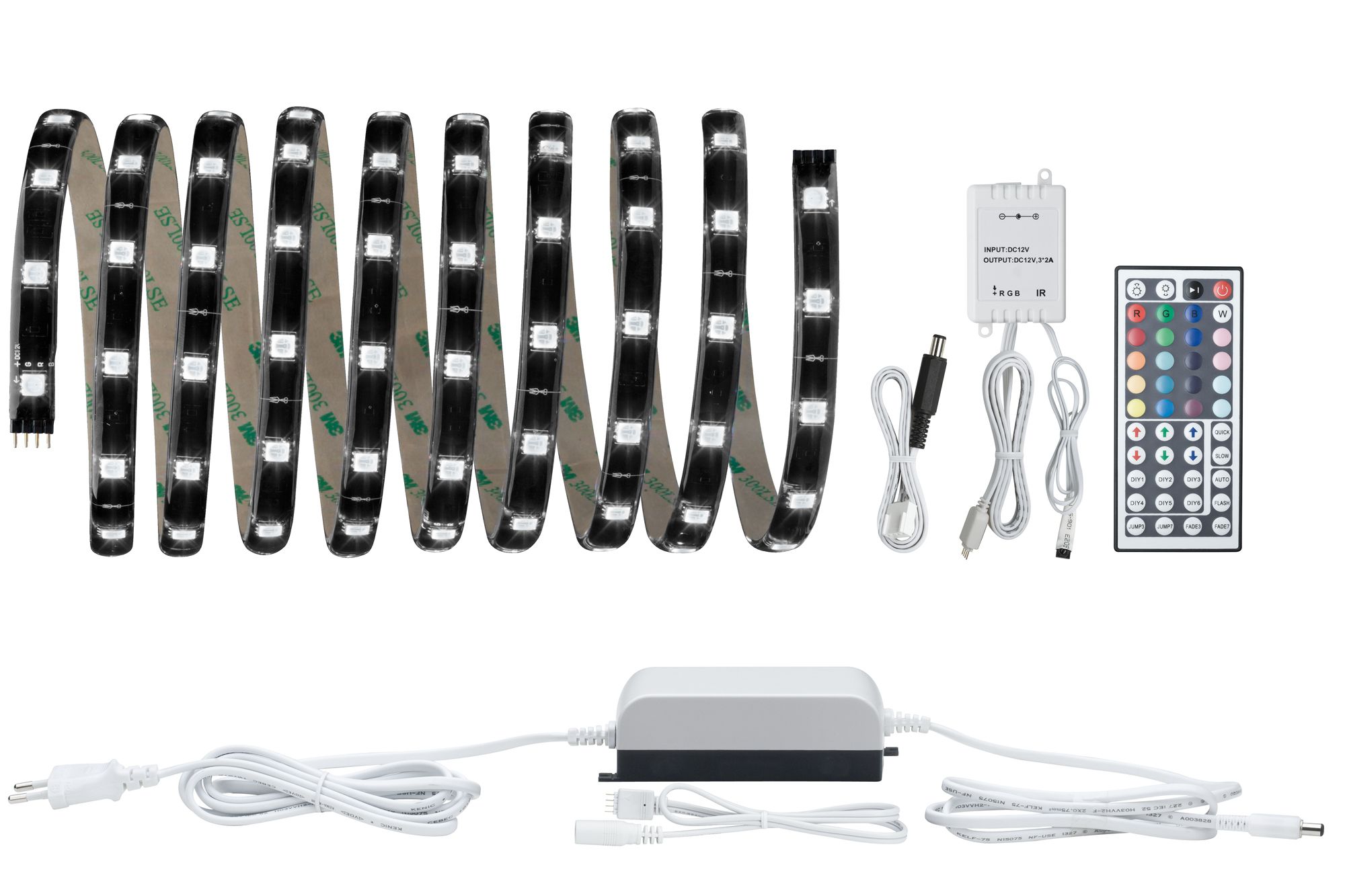 Paulmann 703.22 LED-RGB-Stripe-Set 3,0m, 28,8W/840lm, Farbwechsel