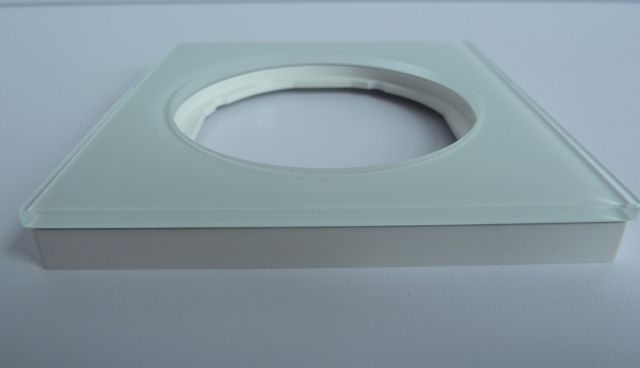 Berker 10122209 Rahmen 2-fach, R.3, Glas polarweiß