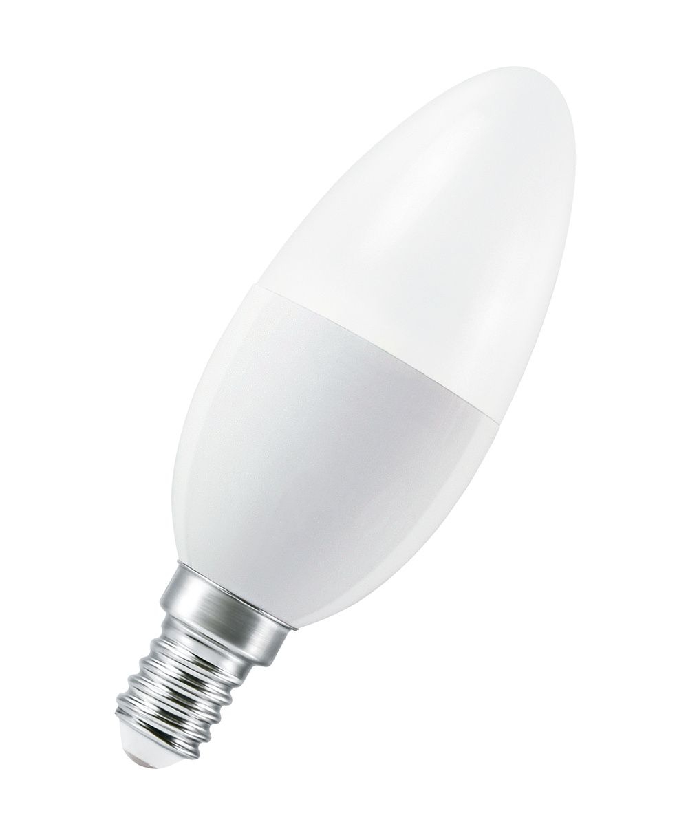 Ledvance 4058075778573 SMART+ WiFi Candle Tunable White, 200 °, 4,9 W, 470 lm, E14, dimmbar