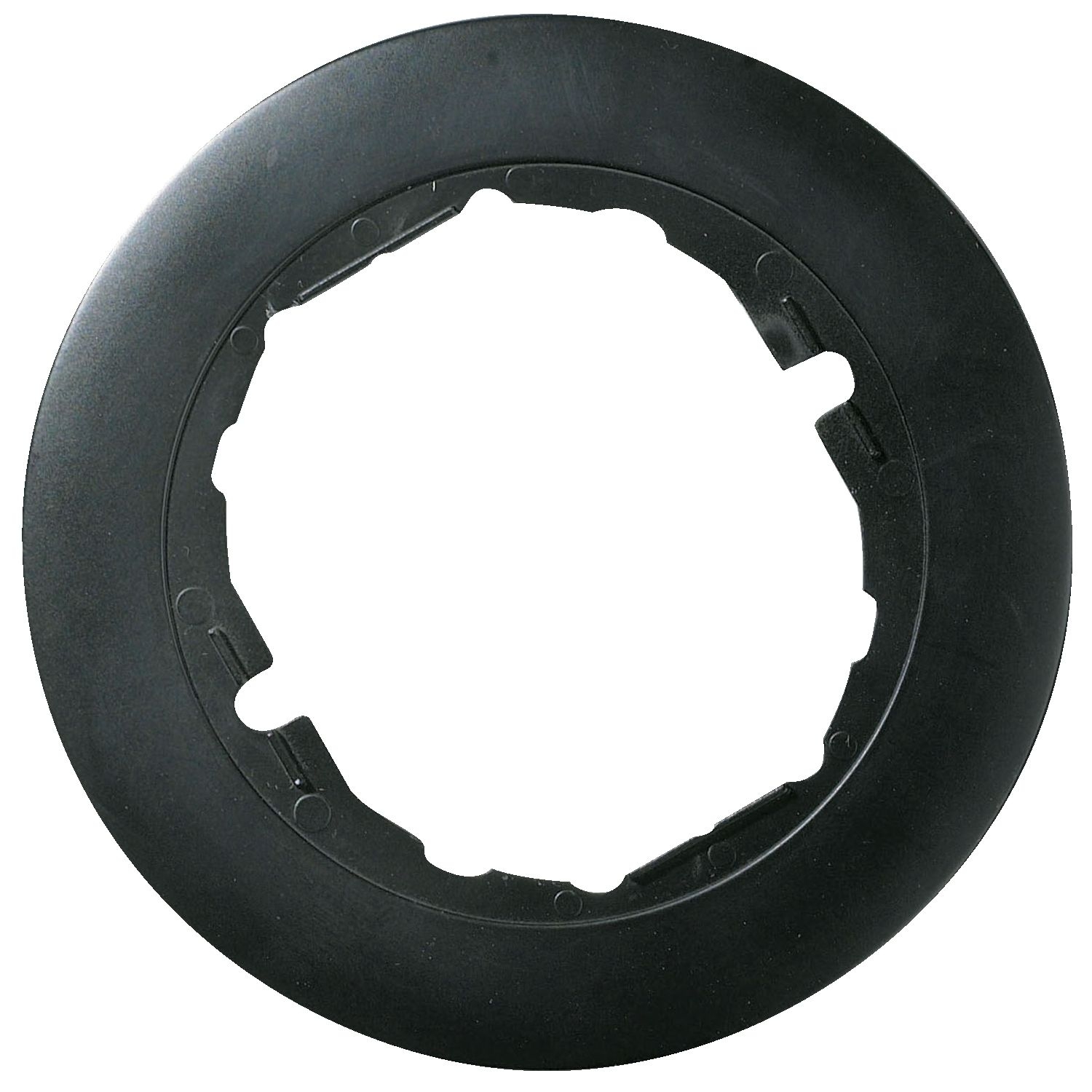 Elso WDE011503 Wandschutz-Rahmen 1-fach, Renova Flush, schwarz