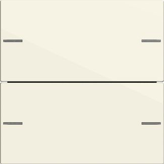 Gira 575201 Wippenset 2-fach für Tastsensor 4.55, Cremeweiß