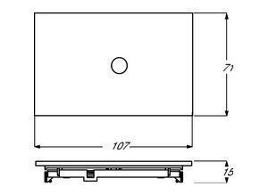 Busch-Jaeger 6340-825-101 Bedienelement 1-fach, Busch priOn
