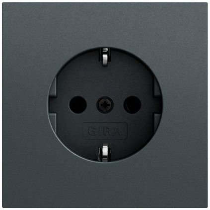 Gira 418873 Schutzkontakt-Steckdose, System 70, anthrazit (lackiert)