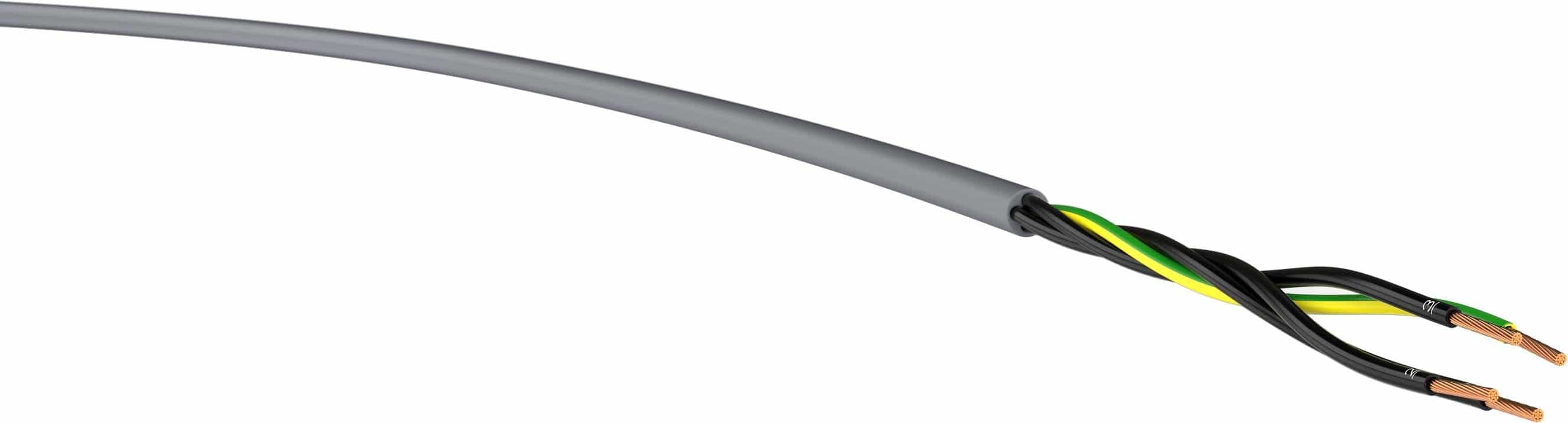 Steuerleitung YSLY-JZ 4x0,5 mm², Schnittware, grau