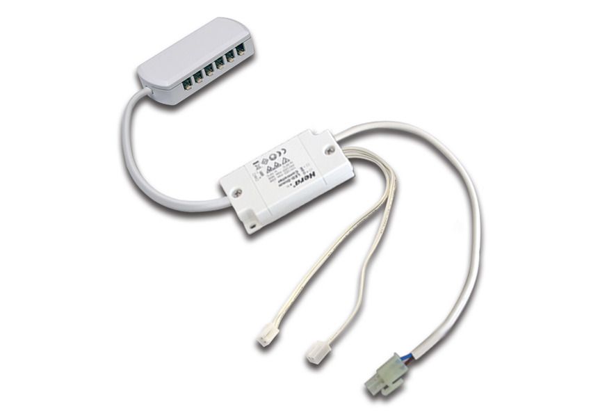 Hera 20805003001 LED-Dimm-Controller 1–10 V, 75 W, mit 12-fach-Verteiler