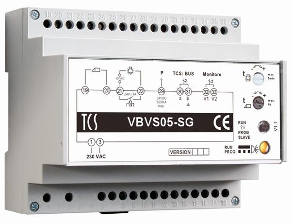 TCS PVC1410-0010 Video-Sprechanlagen-Set Aufputz für 1 WE