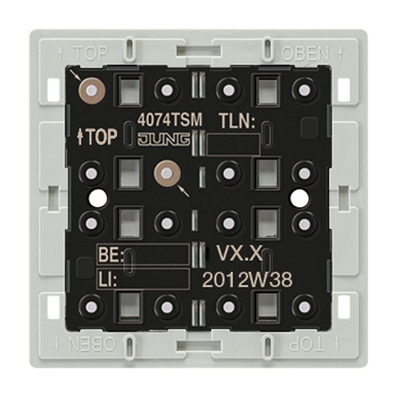Jung 4074TSM KNX Tastsensor-Modul Standard, 4-fach, F40