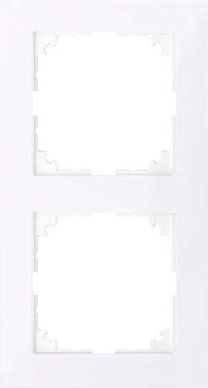 Merten MEG4020-3625 Rahmen 2-fach, M-Pure, aktivweiß