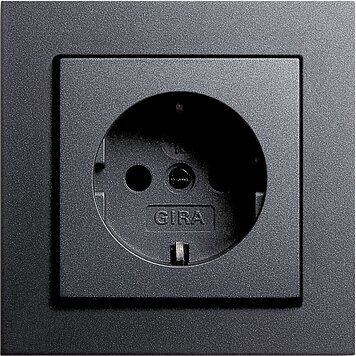 Gira 021123 Abdeckrahmen 1-fach, Gira E2, anthrazit