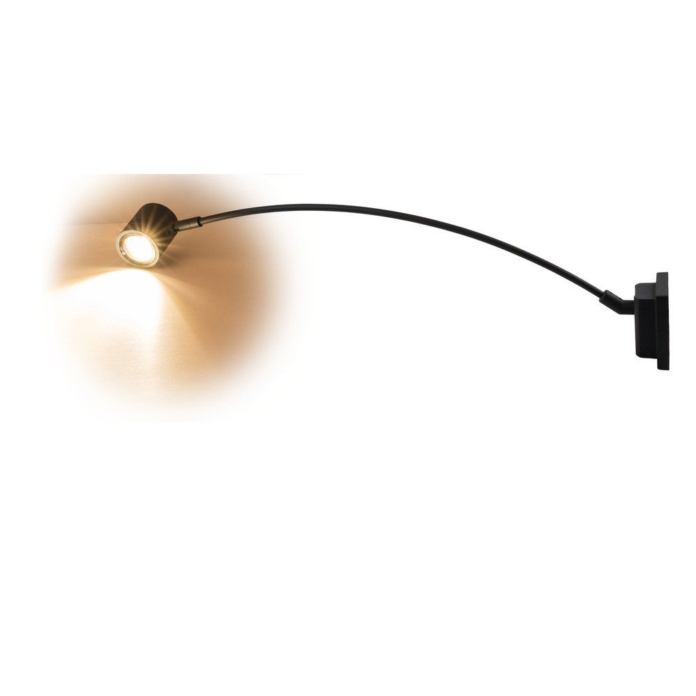 Heitronic 500056 Display-Leuchte Borneo, für GU10 max. 4 W, IP65, 1-flammig, anthrazit