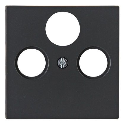 Kopp 491015008 HK07 - Antennen-Abdeckung TV/RF/SAT, Farbe: anthrazit