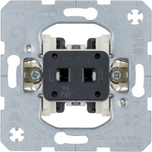 Berker 505101 Tastereinsatz für Hotelcard-Schaltaufsatz, 10 A, Schließer mit 2 Meldekontakten