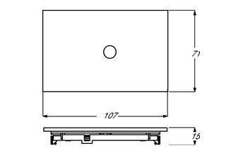 Busch-Jaeger 6342-811-101 Bedienelement 3-fach Busch-priOn