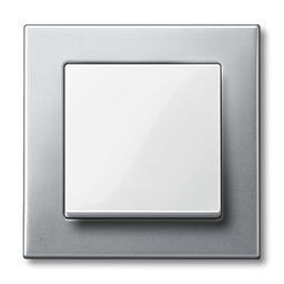 Merten 475160 Metallrahmen 1-fach, M-PLAN, Platinsilber