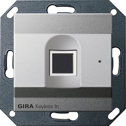 Gira 261726 Gira Keyless In Fingerprint-Leseeinheit, System 55, Farbe Alu