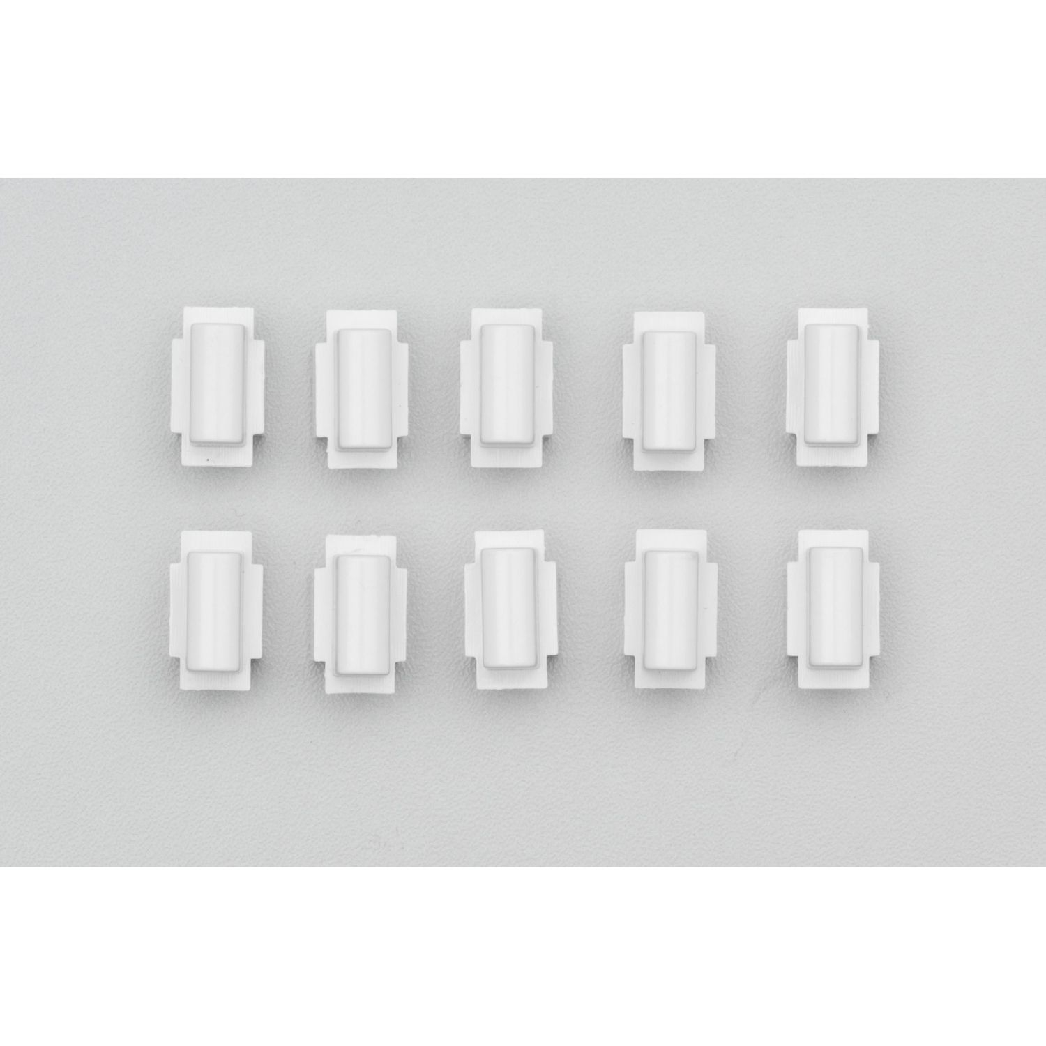 Ritto 1225295 Tastenknopf für Wohntelefon Elegant (10 Stück), weiß