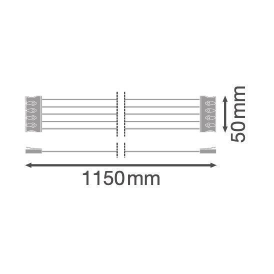 Ledvance 4058075695115 DAMP PROOF HOUSING Durchverdrahtungskit 1200 2xLAMP TH-KIT 5x2.5mm²
