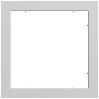 Gira 028976 Adapterrahmen mit quadratischem Ausschnitt (55 x 55 mm), System 70, grau matt (lackiert)