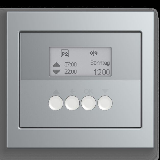 Berker 13137003 Rahmen 1-fach, K.5, Alu, Aluminium eloxiert