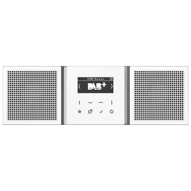 Jung DABLS2WW Smart Radio DAB+, Set Stereo