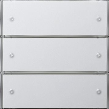 Gira 2033112 Tastsensensor 3 Komfort 3-fach für KNX, Flächenschalter, reinweiß glänzend