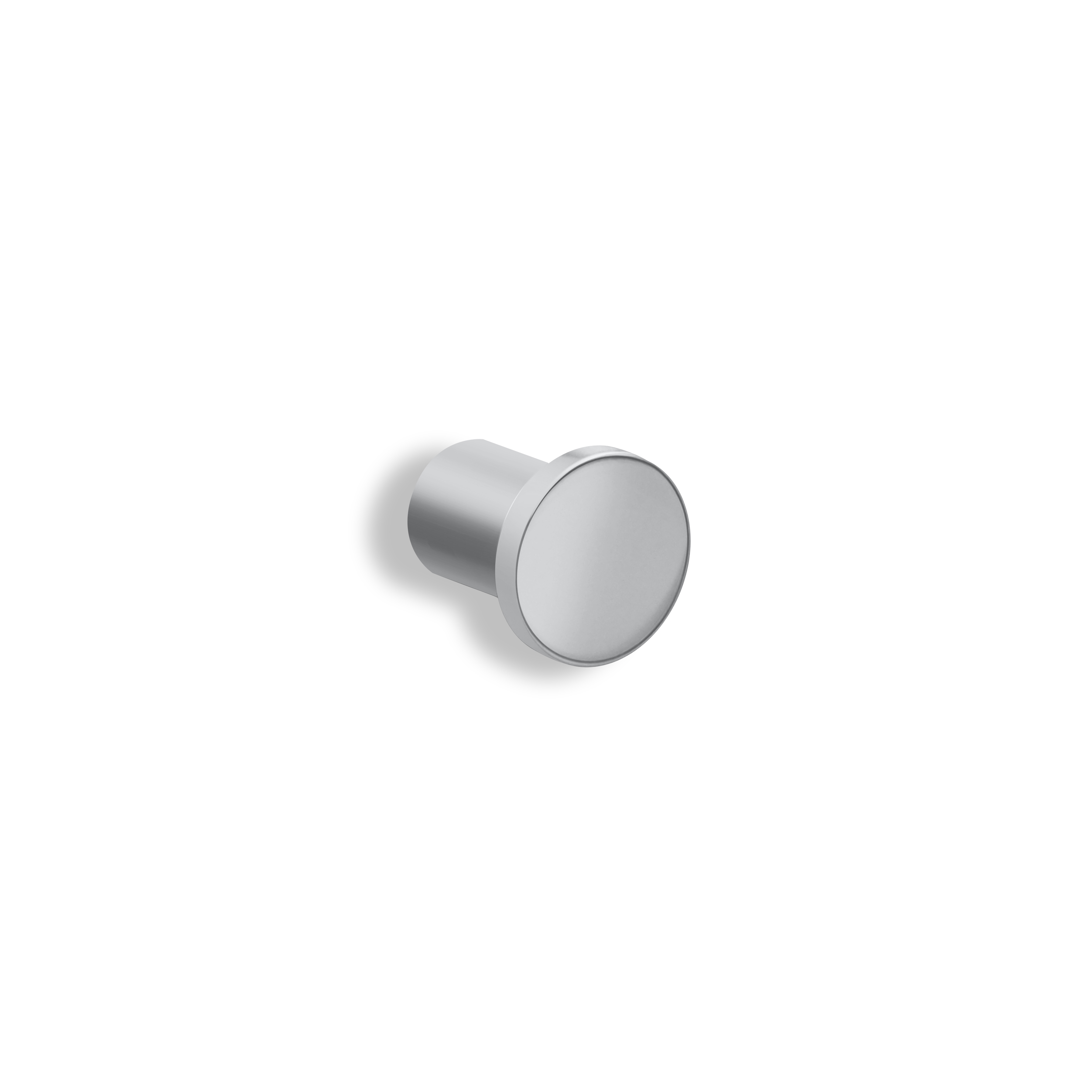 qles CRM0860 Click-Stick Halter-M 25mm, für Merten System-M, Aluminium, edelmatt, runde Kappe